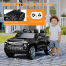 24V Licensed Chevrolet Silverado Electric Ride-On Truck with Remote Control for Kids
