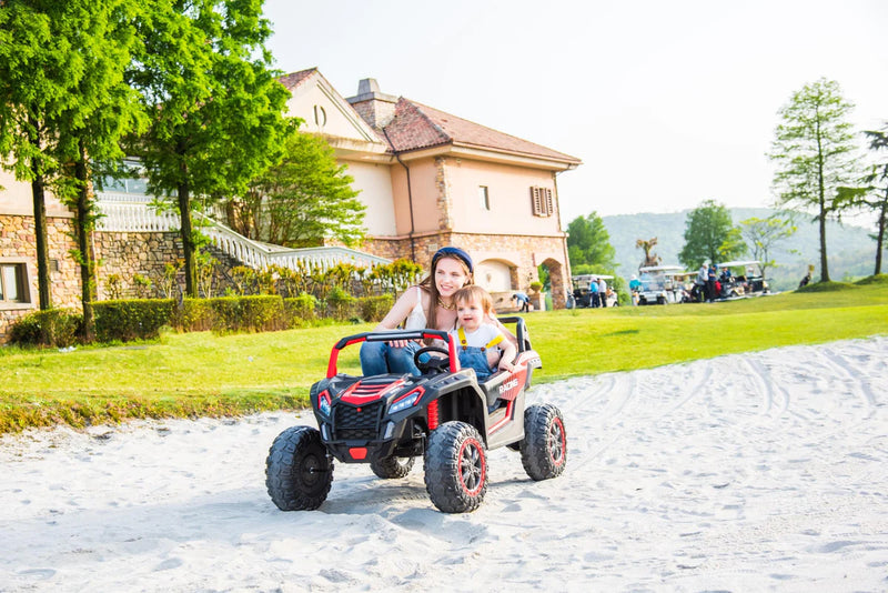 Electric 24V UTV Buggy for Kids with Rubber Tires