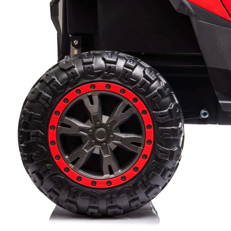 Electric 24V UTV Buggy for Kids with Rubber Tires