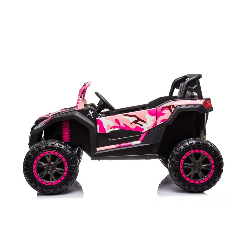 Electric 24V UTV Buggy for Kids with Rubber Tires