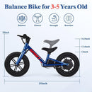 24V 100W Electric Balance Bicycle for Children Aged 3-5 with 12-Inch Inflatable Tires Magic Cars 3