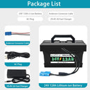 24V 12Ah Lithium Replacement Battery with 30A BMS for Kids Ride-On Cars Magic Cars 3