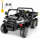 24V 2-Seater 4WD Kids Ride-On Electric Dump Truck with Remote and Shovel Magic Cars 1