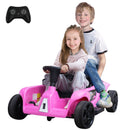 24V 2-Seater Electric Kids Go-Kart with Remote Control 4-Wheel Ride-On Toy for Ages 3-8 Years Magic Cars 0