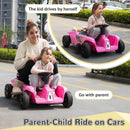 24V 2-Seater Electric Kids Go-Kart with Remote Control 4-Wheel Ride-On Toy for Ages 3-8 Years Magic Cars 3