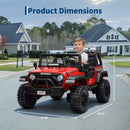 24V Dual-Seater Kids Electric Truck with Parental Remote Control and Dual Speed Settings Magic Cars 1