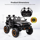 24V 2-Seater Kids Ride-On 4-Wheeler Truck Car Toy for Older Children with 5 Features Magic Cars 6