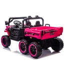 24V Electric 6-Wheel 2-Seater Kids Ride-On Dump Truck, Speeds 1.9-3.1 MPH, Ages 2-6 Magic Cars 10