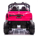 24V Electric 6-Wheel 2-Seater Kids Ride-On Dump Truck, Speeds 1.9-3.1 MPH, Ages 2-6 Magic Cars 12