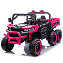 24V Electric 6-Wheel 2-Seater Kids Ride-On Dump Truck, Speeds 1.9-3.1 MPH, Ages 2-6 Magic Cars 19