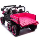 24V Electric 6-Wheel 2-Seater Kids Ride-On Dump Truck, Speeds 1.9-3.1 MPH, Ages 2-6 Magic Cars 5