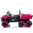24V Electric 6-Wheel 2-Seater Kids Ride-On Dump Truck, Speeds 1.9-3.1 MPH, Ages 2-6 Magic Cars 9