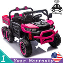 24V Electric 6-Wheel 2-Seater Kids Ride-On Dump Truck, Speeds 1.9-3.1 MPH, Ages 2-6 Magic Cars Variant 0