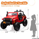 24V 2-Seater Kids Electric Ride-On Car Toy with Remote Control and LED Lights Magic Cars 1