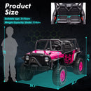 24V 2-Seater Kids Electric Ride-On Truck with Remote Control Magic Cars 21