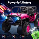 24V 2-Seater Kids Electric Ride-On Truck with Remote Control Magic Cars 23