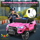 24V Battery-Powered 2-Seater Kids Electric Police Ride-On Car Toy Magic Cars 1