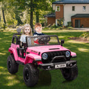 24V 2-Seater Kids Electric Ride-On Truck with Switchable 2WD/4WD Drive Magic Cars 23