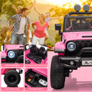 24V 2-Seater Kids Electric Ride-On Truck with Switchable 2WD/4WD Drive Magic Cars 24