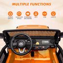 24V 2-Seater Kids Electric Ride-On Truck with Switchable 2WD/4WD Drive Magic Cars 4