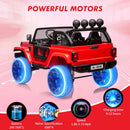 24V 2-Seater Kids Electric Ride-On Truck with Switchable 2WD/4WD Drive Magic Cars 9