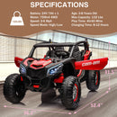 24V 2-Seater Kids Electric Ride-On UTV Car with Remote Control Magic Cars 4