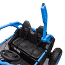 24V 2-Seater Kids Ride-On UTV with Parental Control Bluetooth LED Lights 400W Power Magic Cars 16