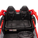 24V 2-Seater Kids Ride-On UTV with Parental Control Bluetooth LED Lights 400W Power Magic Cars 26