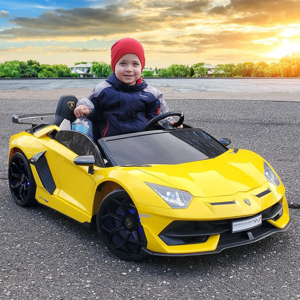 24V 2 SEATER LICENSED LAMBORGHINI AVENTADOR SVJ KIDS RIDE-ON