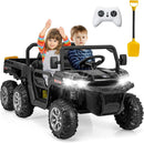 24V 4WD Electric 2-Seater Ride-On Tractor with Dump Bed Trailer Magic Cars 10