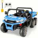 24V 4WD Electric 2-Seater Ride-On Tractor with Dump Bed Trailer Magic Cars 11