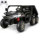 24V 4WD Electric 2-Seater Ride-On Tractor with Dump Bed Trailer Magic Cars 12