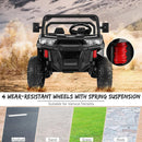 24V 4WD Electric 2-Seater Ride-On Tractor with Dump Bed Trailer Magic Cars 14