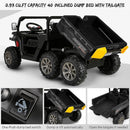 24V 4WD Electric 2-Seater Ride-On Tractor with Dump Bed Trailer Magic Cars 17