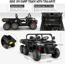 24V 4WD Electric 2-Seater Ride-On Tractor with Dump Bed Trailer Magic Cars 18