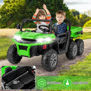 24V 4WD Electric 2-Seater Ride-On Tractor with Dump Bed Trailer Magic Cars 8