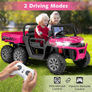 24V 4WD Electric 2-Seater Ride-On Tractor with Dump Bed Trailer Magic Cars 9