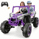 24V 2-Seater Electric 4WD UTV Ride-On Car for Kids with Remote Control Magic Cars 12