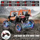 24V 2-Seater Electric 4WD UTV Ride-On Car for Kids with Remote Control Magic Cars 1