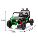 24V 2-Seater Electric Off-Road UTV Ride-On Truck for Kids 400W 4-Wheeler Magic Cars 5