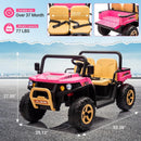 24V 2-Seater Electric Off-Road UTV Ride-On Truck for Kids with Remote Control and 4WD Magic Cars 14