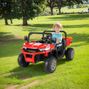 24V 2-Seater Electric Ride-On UTV Truck with Remote Control and 4-Wheel Drive Magic Cars 17