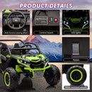 24V 2-Seater Kids Ride-On UTV Truck with Parent Remote Control Magic Cars 7