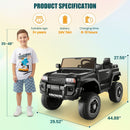 24V 2-Seater Kids Ride-On Truck and Car with Switchable 2WD/4WD and 3 Speeds Magic Cars 4