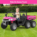 24V 2-Seater Kids Ride-On Dump Truck with Remote Control Magic Cars 0
