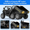 24V 2-Seater Electric Ride-On Dump Truck for Kids with 6 Wheels and Functional Dump Bed Magic Cars 5