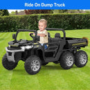 24V 2-Seater Electric Ride-On Dump Truck for Kids with 6 Wheels and Functional Dump Bed Magic Cars 6