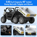 24V 2-Seater Electric Ride-On Dump Truck for Kids with 6 Wheels and Functional Dump Bed Magic Cars 3