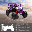 24V 2-Seater Electric Off-Road UTV Ride-On Car with Remote Control and LED Lights for Boys and Girls Magic Cars 10