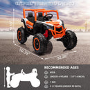 24V 2-Seater Electric Off-Road UTV Ride-On Car with Remote Control and LED Lights for Boys and Girls Magic Cars 12